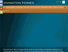 Tablet Screenshot of covingtonhomesco.com